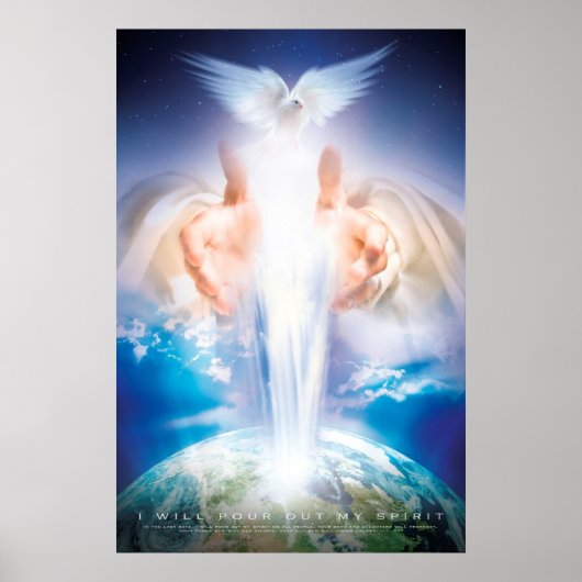 Christliche Wandkunst - HOLY SPIRIT Poster (Vorne)
