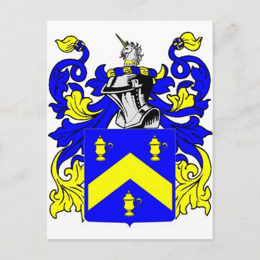 Christliche Wappen Postkarte (Vorderseite)