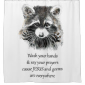 Christliche Waschküche Waschen Sie sich die Hände Duschvorhang (Vorderseite)