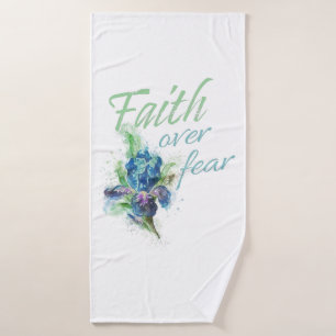 Christliche Wasserfarbe für Frauen: Glaube über Badehandtuch