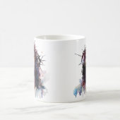 Christliche Wasserfarbe Jesus Christus Kaffeetasse (Mittel)