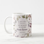 Christliche Wasserfarben-Fallleaf-Musterschrift Kaffeetasse (Links)