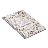 Christliche Wasserfarben-Fallleaf-Musterschrift Notizblock (Rechte Seite)