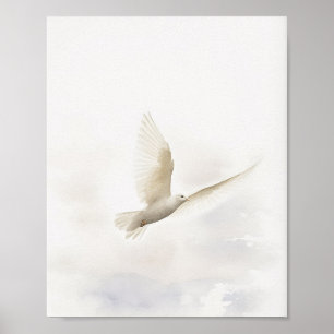 Christliche Wasserfarbenkunst Drucken Poster