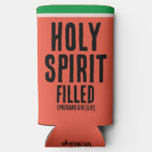 Christliche Wassermelone "HOLY SPIRIT Filed" (rosa Selters Dosenkühler (Rückseite)
