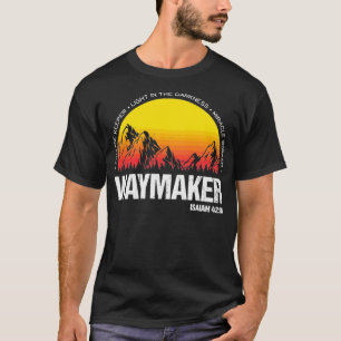 Christliche Waymaker Isaiah 4216 Inspirationsbibel T-Shirt
