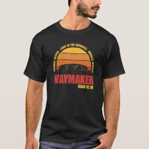Christliche Waymaker Isaiah 4216 Inspirationsbibel T-Shirt