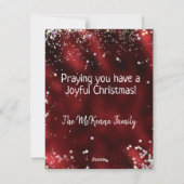 Christliche Weihnachten (Rückseite)