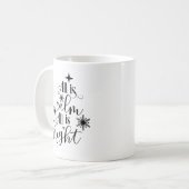 Christliche Weihnachten Alles ist ruhig Alles ist  Kaffeetasse (Vorderseite Links)