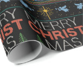 Christliche Weihnachten Christlich Geschenkpapier (Rolleneckpunkt)