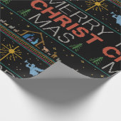 Christliche Weihnachten Christlich Geschenkpapier (Ecke)