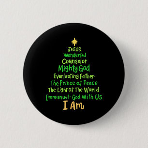 Christliche Weihnachten Jesus Bibel Namen Weihnach Button