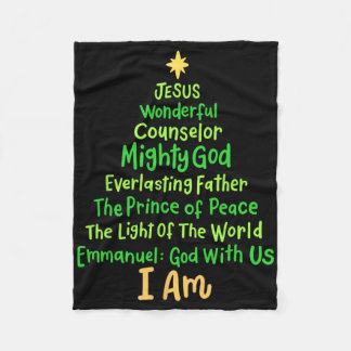 Christliche Weihnachten Jesus Bibel Namen Weihnach Fleecedecke