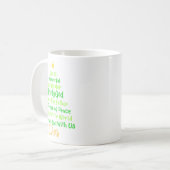 Christliche Weihnachten Jesus Bibel Namen Weihnach Kaffeetasse (Vorderseite Links)