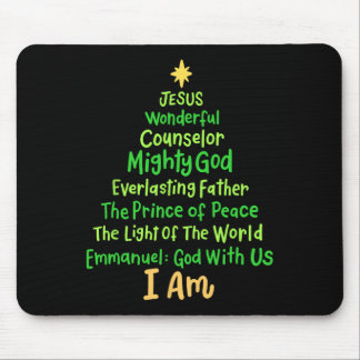 Christliche Weihnachten Jesus Bibel Namen Weihnach Mousepad