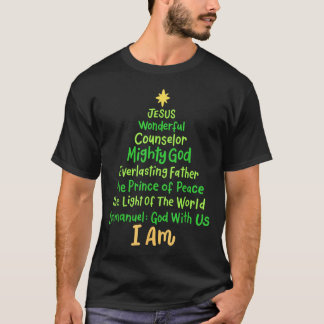 Christliche Weihnachten Jesus Bibel Namen Weihnach T-Shirt