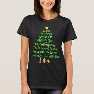 Christliche Weihnachten Jesus Bibel Namen Weihnach T-Shirt