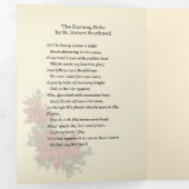 Christliche Weihnachten Jesus Jungfrau Mary St Jos Dreifach Gefaltete Urlaubskarte (Innen Erste Seite)