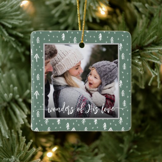 Christliche Weihnachten Keramikornament (Baum)