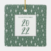 Christliche Weihnachten Keramikornament (Rückseite)