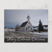Christliche Weihnachten "Merry Colorado Christmas" Postkarte (Vorderseite)