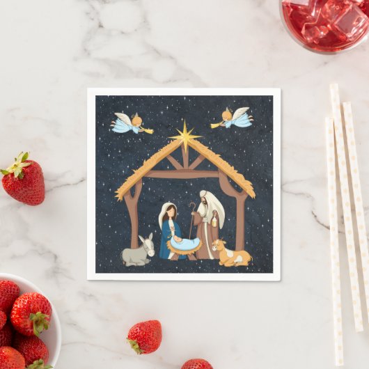 Christliche Weihnachten Serviette (Beispiel)