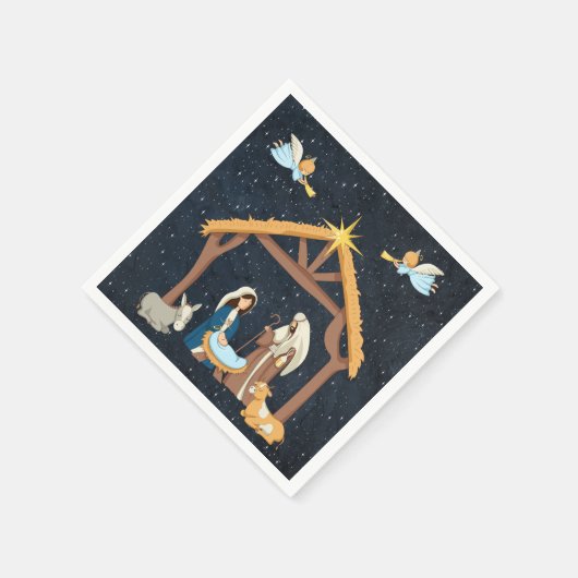 Christliche Weihnachten Serviette (Ecke)