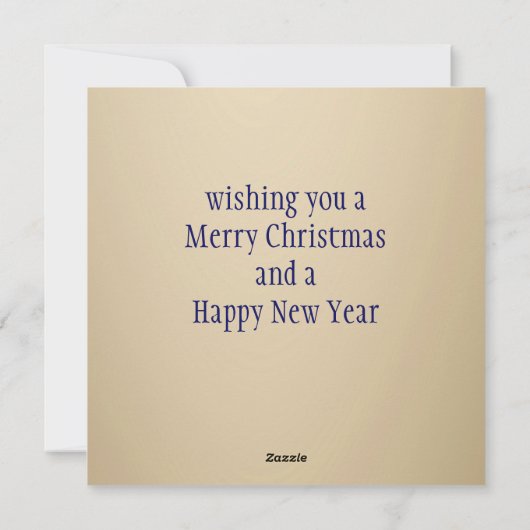 Christliche Weihnachten Uns ein Kind gegeben (Rückseite)