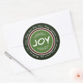 Christliche Weihnachts-Joy Bible Verse Stickers (Umschlag)