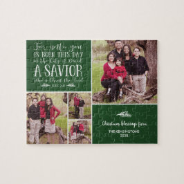 Christliche Weihnachtsfeier Luke 2 Foto Puzzle