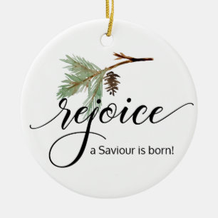Christliche Weihnachtsfeiertage Keramik Ornament