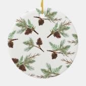 Christliche Weihnachtsfeiertage Keramik Ornament (Hinten)