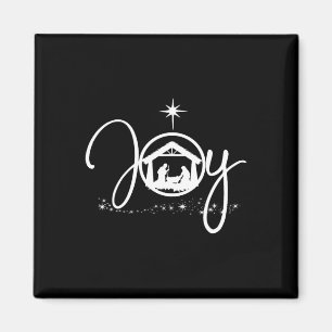 Christliche Weihnachtsfreude Jesus Krippe Der Glau Magnet