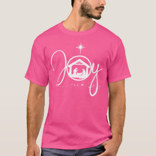 Christliche Weihnachtsfreude Jesus Krippe Der Glau T-Shirt