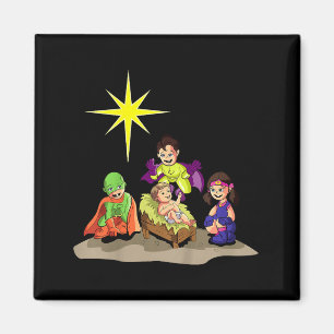 Christliche Weihnachtsgeburt Jesu Krippen Sup Magnet
