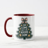 Christliche Weihnachtskaffee-Tasse Tasse (Links)