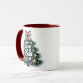Christliche Weihnachtskaffee-Tasse Tasse (Vorderseite Links)