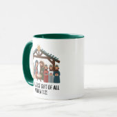 Christliche Weihnachtskaffee-Tasse Tasse (Vorderseite Links)