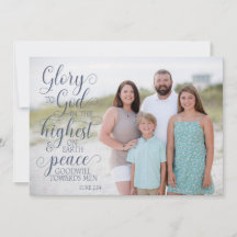 Christliche Weihnachtskarte