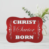 Christliche Weihnachtskarte Feiertagskarte (Stehend Vorderseite)