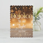 Christliche Weihnachtskarte Feiertagskarte (Stehend Vorderseite)