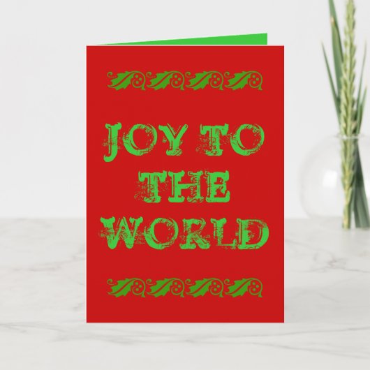 Christliche Weihnachtskarte Feiertagskarte (Vorderseite)