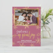 Christliche Weihnachtskarte Feiertagskarte (Stehend Vorderseite)