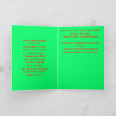 Christliche Weihnachtskarte für beraubte Person Feiertagskarte (Innenseite)