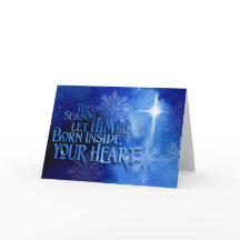 Christliche Weihnachtskarte