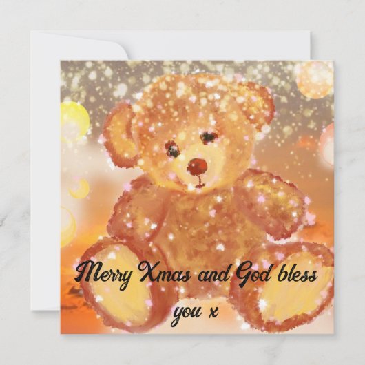 Christliche Weihnachtskarte Karte (Vorderseite)