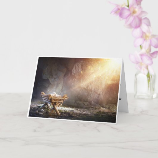 Christliche Weihnachtskarte Karte (Orchidee)