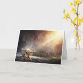 Christliche Weihnachtskarte Karte (Gelbe Blume)