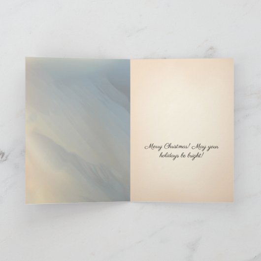 Christliche Weihnachtskarte Karte (Innenseite)