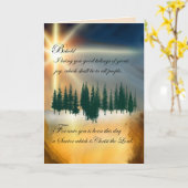 Christliche Weihnachtskarte Karte (Gelbe Blume)